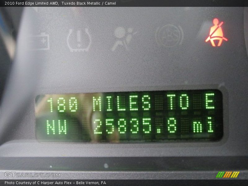 Tuxedo Black Metallic / Camel 2010 Ford Edge Limited AWD