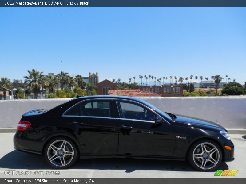 Black / Black 2013 Mercedes-Benz E 63 AMG