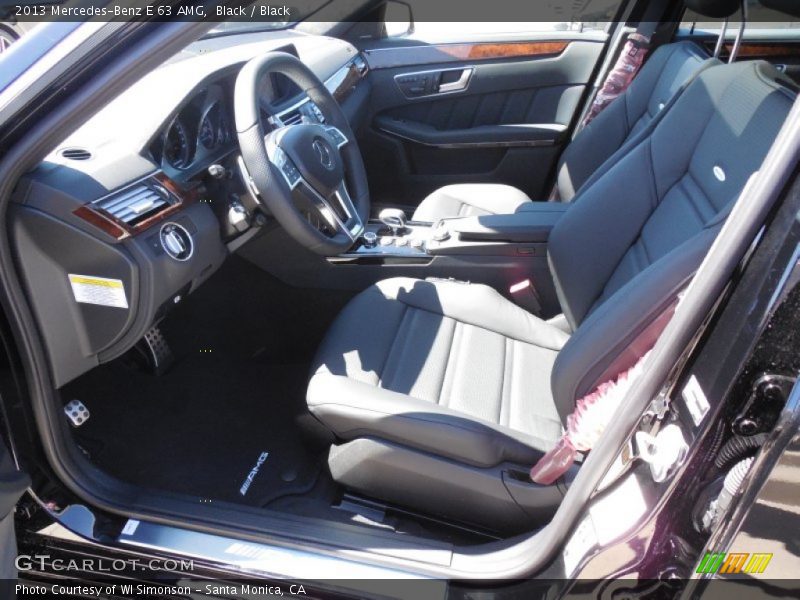 Black / Black 2013 Mercedes-Benz E 63 AMG