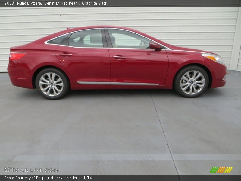 Venetian Red Pearl / Graphite Black 2013 Hyundai Azera