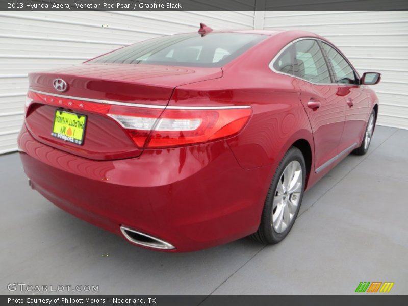 Venetian Red Pearl / Graphite Black 2013 Hyundai Azera