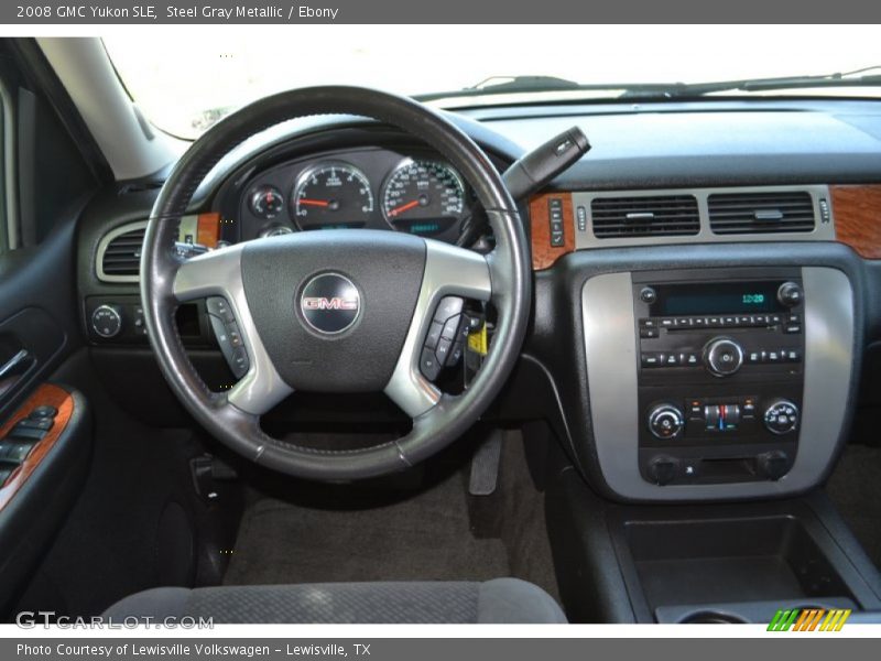 Steel Gray Metallic / Ebony 2008 GMC Yukon SLE