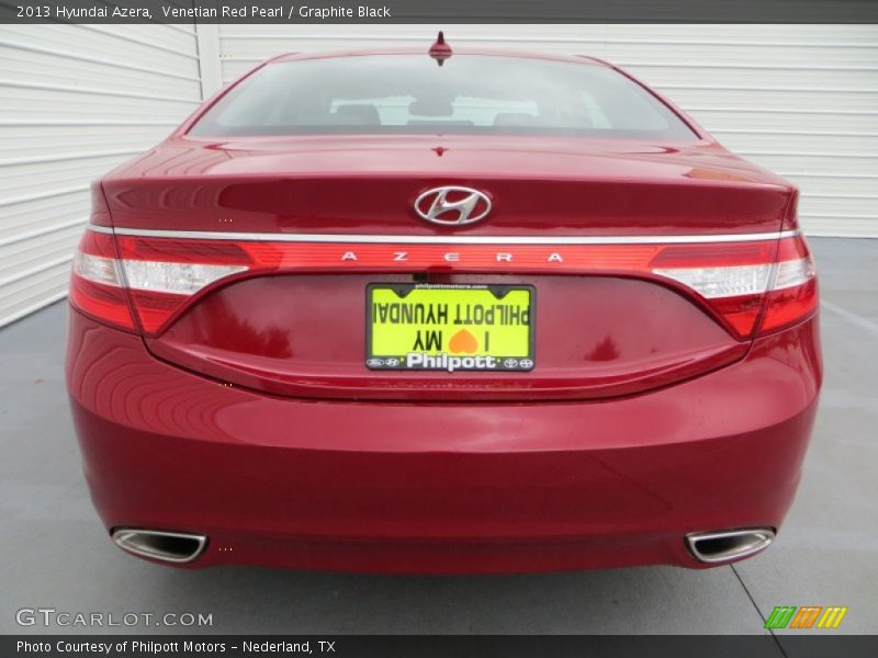 Venetian Red Pearl / Graphite Black 2013 Hyundai Azera