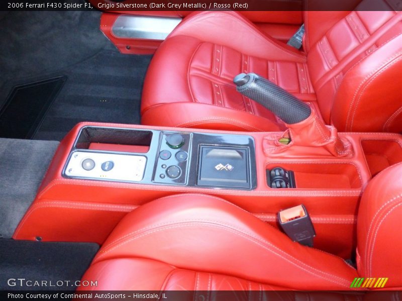 Grigio Silverstone (Dark Grey Metallic) / Rosso (Red) 2006 Ferrari F430 Spider F1