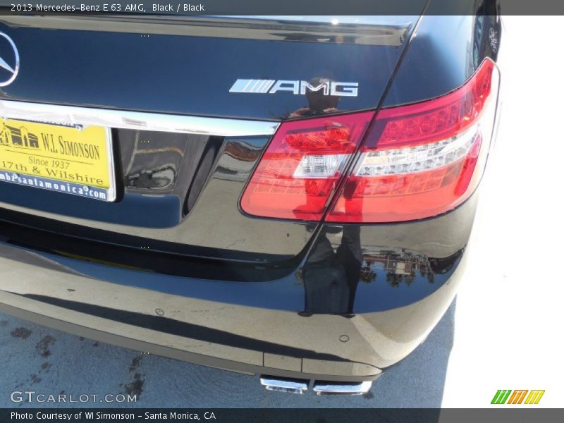 Black / Black 2013 Mercedes-Benz E 63 AMG