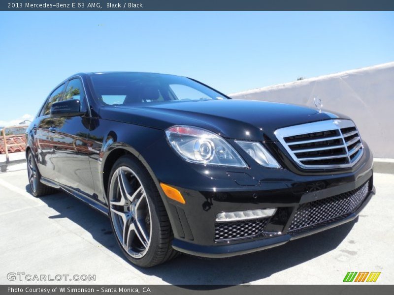Black / Black 2013 Mercedes-Benz E 63 AMG