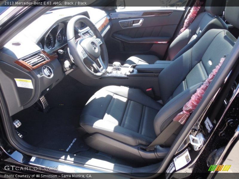  2013 E 63 AMG Black Interior
