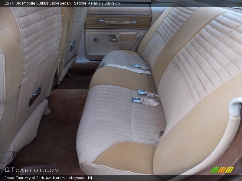 Rear Seat of 1976 Cutlass Salon Sedan
