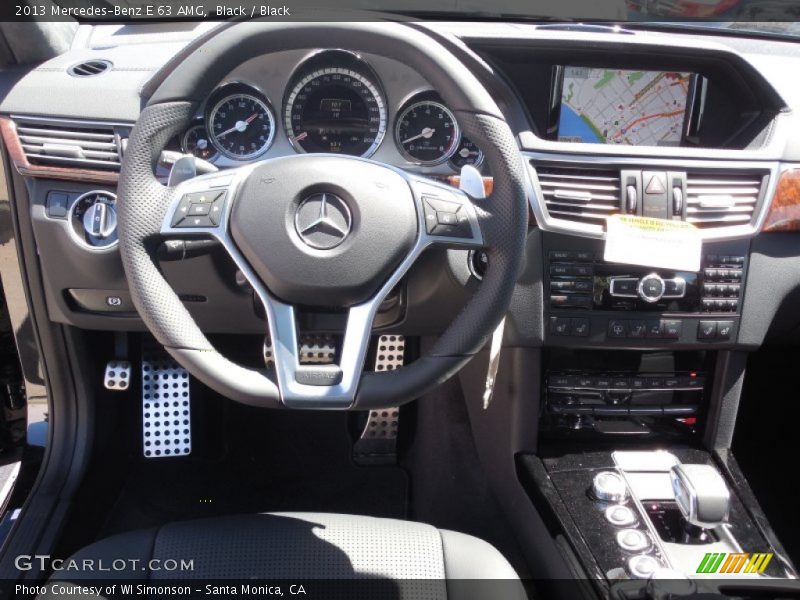 Dashboard of 2013 E 63 AMG