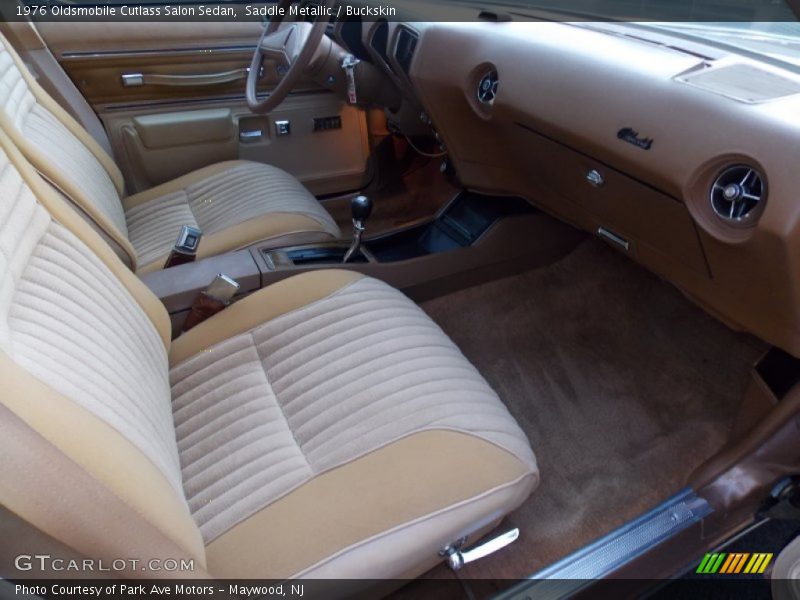 Front Seat of 1976 Cutlass Salon Sedan