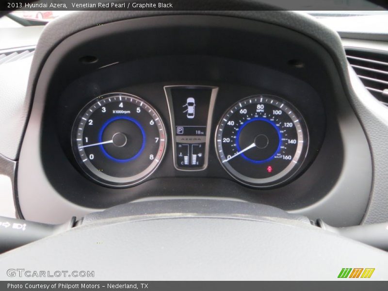 Venetian Red Pearl / Graphite Black 2013 Hyundai Azera