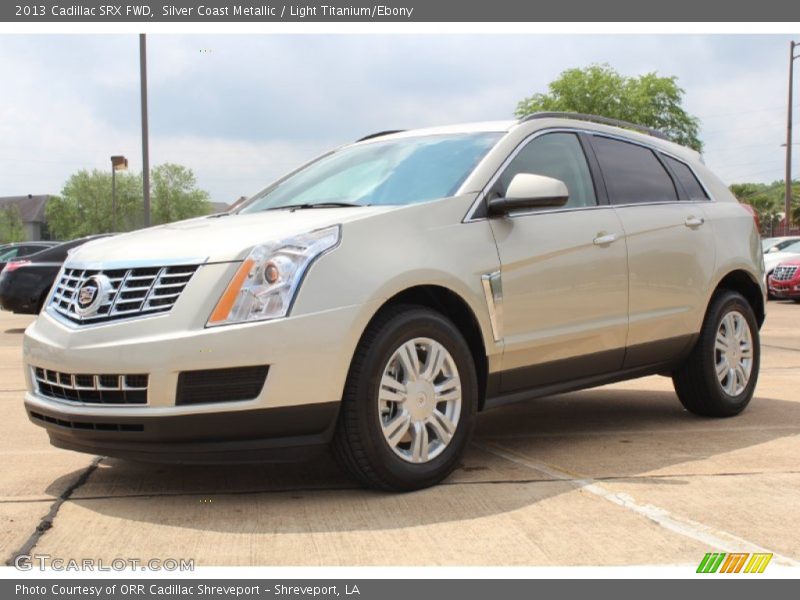 Silver Coast Metallic / Light Titanium/Ebony 2013 Cadillac SRX FWD