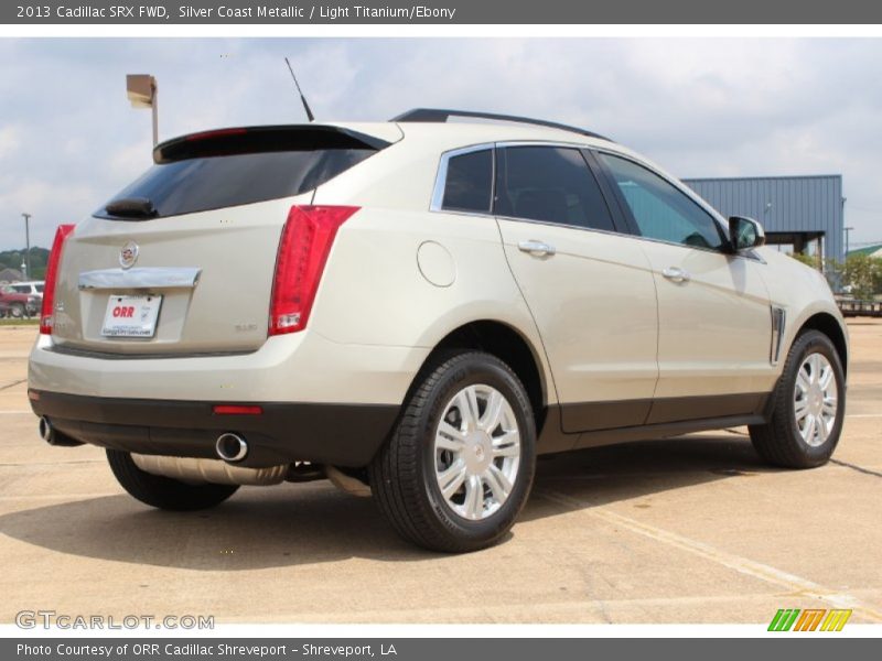 Silver Coast Metallic / Light Titanium/Ebony 2013 Cadillac SRX FWD