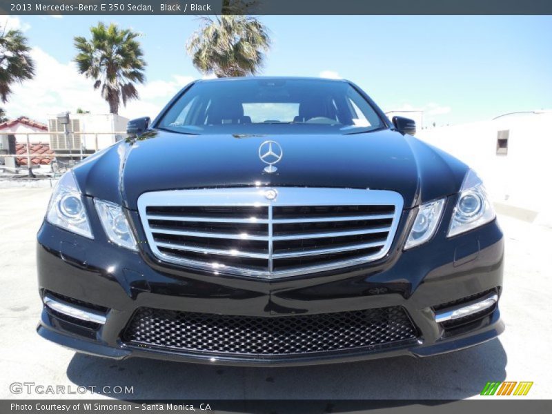 Black / Black 2013 Mercedes-Benz E 350 Sedan