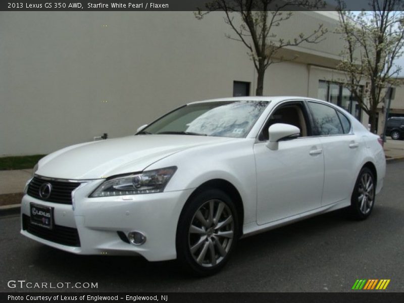 Starfire White Pearl / Flaxen 2013 Lexus GS 350 AWD