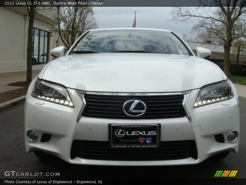 Starfire White Pearl / Flaxen 2013 Lexus GS 350 AWD