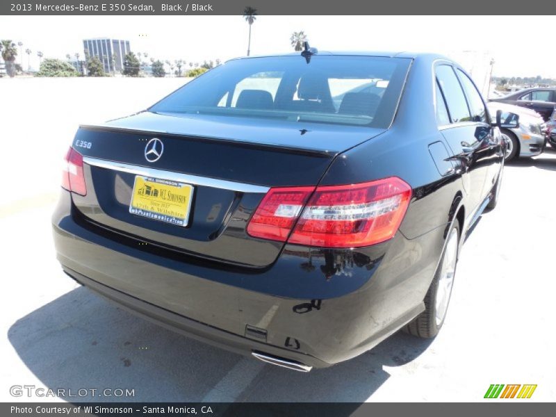 Black / Black 2013 Mercedes-Benz E 350 Sedan