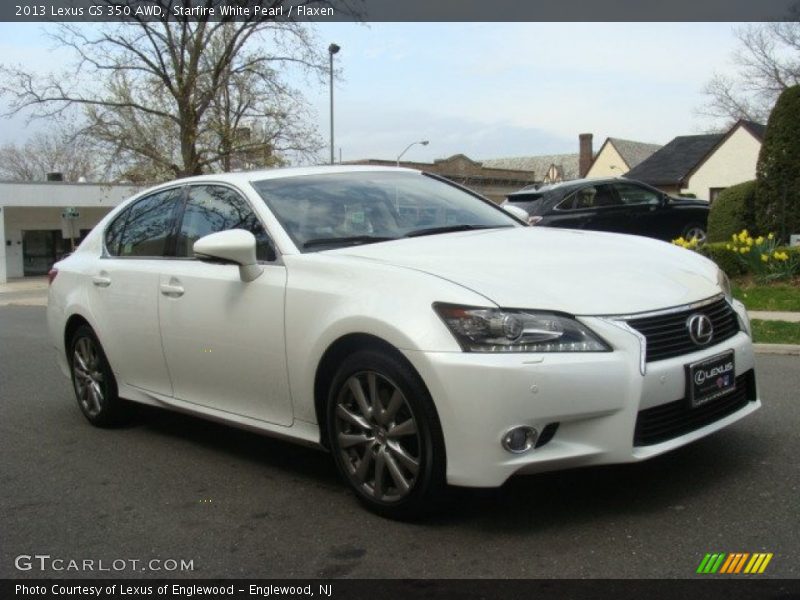 Starfire White Pearl / Flaxen 2013 Lexus GS 350 AWD