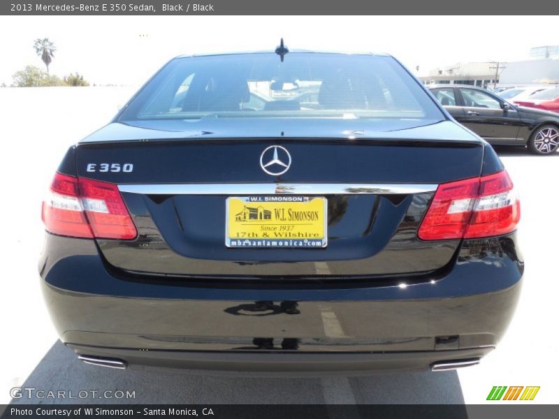 Black / Black 2013 Mercedes-Benz E 350 Sedan