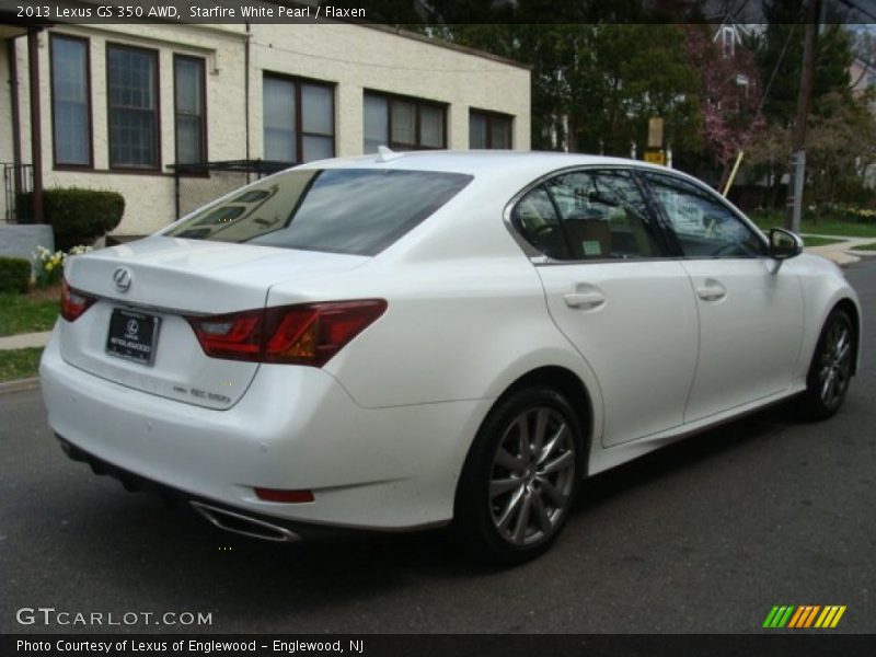 Starfire White Pearl / Flaxen 2013 Lexus GS 350 AWD