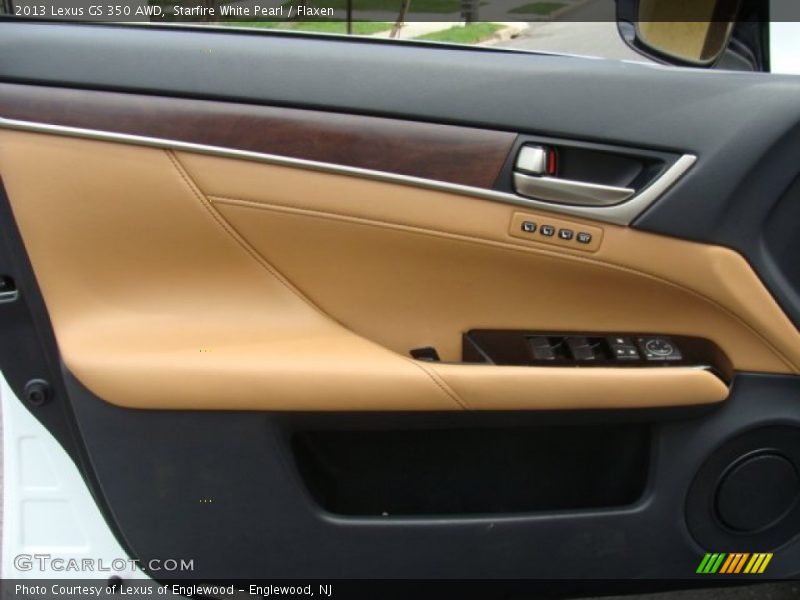Starfire White Pearl / Flaxen 2013 Lexus GS 350 AWD