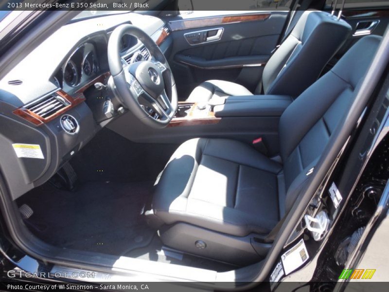 Black / Black 2013 Mercedes-Benz E 350 Sedan