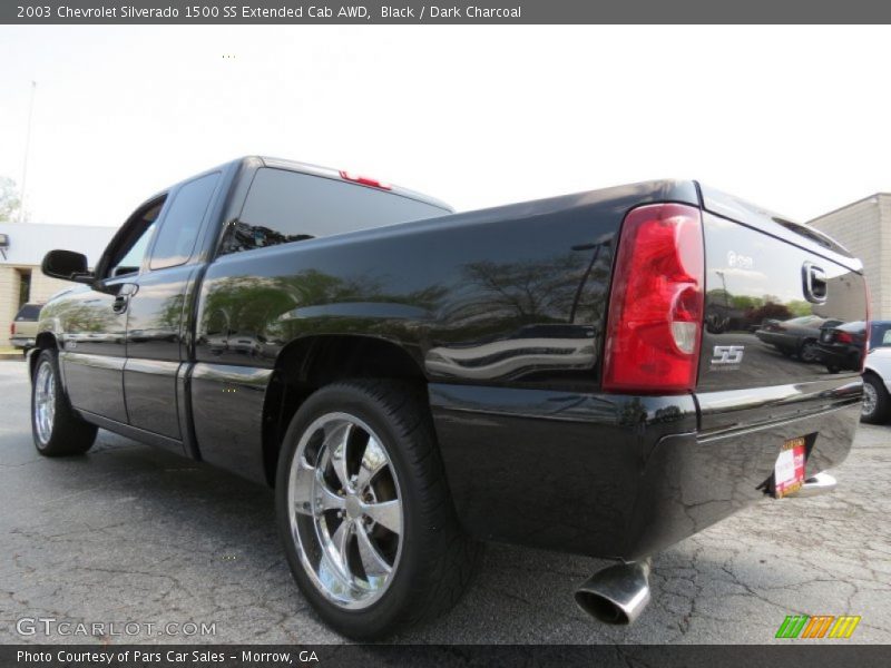 Black / Dark Charcoal 2003 Chevrolet Silverado 1500 SS Extended Cab AWD