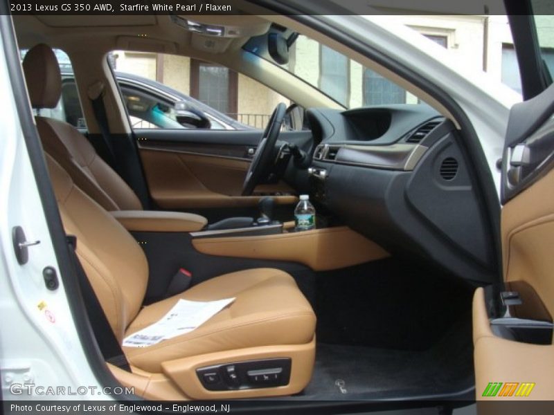Starfire White Pearl / Flaxen 2013 Lexus GS 350 AWD