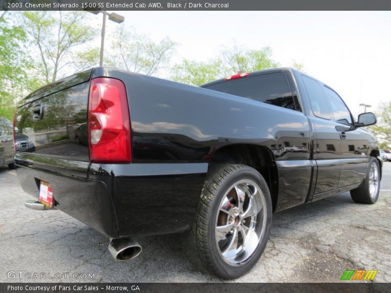 Black / Dark Charcoal 2003 Chevrolet Silverado 1500 SS Extended Cab AWD