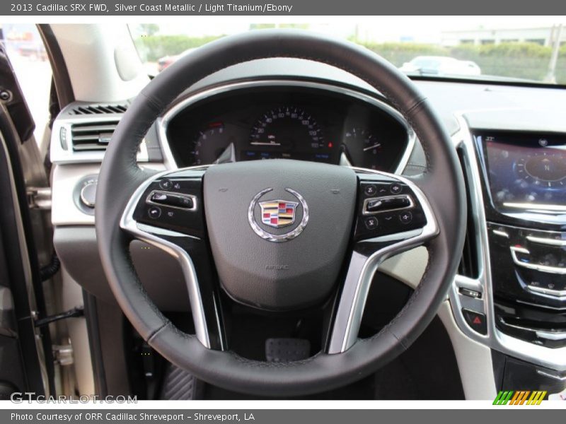 Silver Coast Metallic / Light Titanium/Ebony 2013 Cadillac SRX FWD