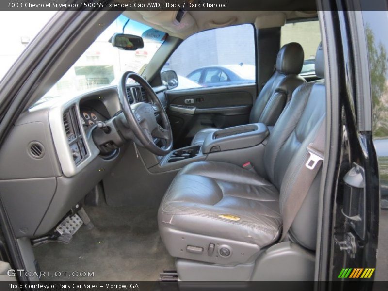 Black / Dark Charcoal 2003 Chevrolet Silverado 1500 SS Extended Cab AWD