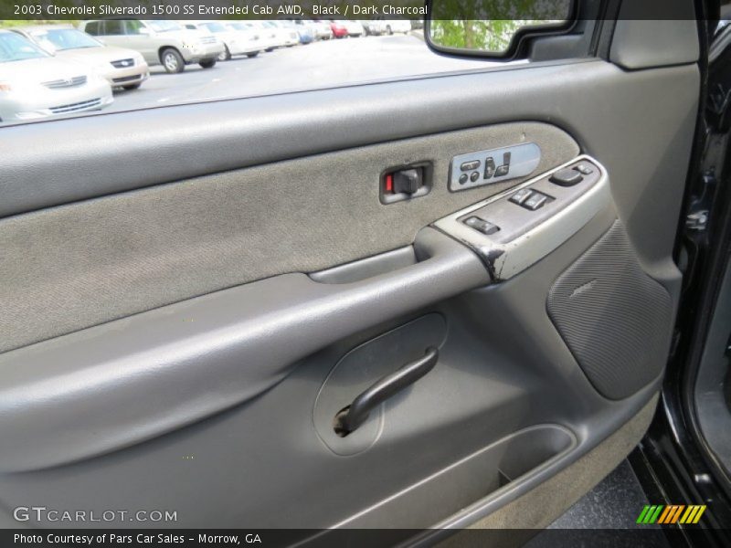 Black / Dark Charcoal 2003 Chevrolet Silverado 1500 SS Extended Cab AWD