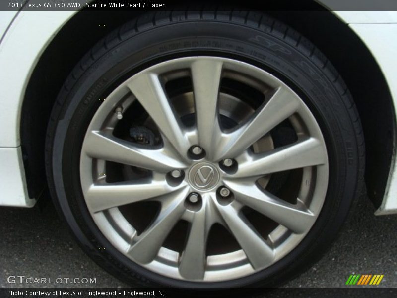 Starfire White Pearl / Flaxen 2013 Lexus GS 350 AWD
