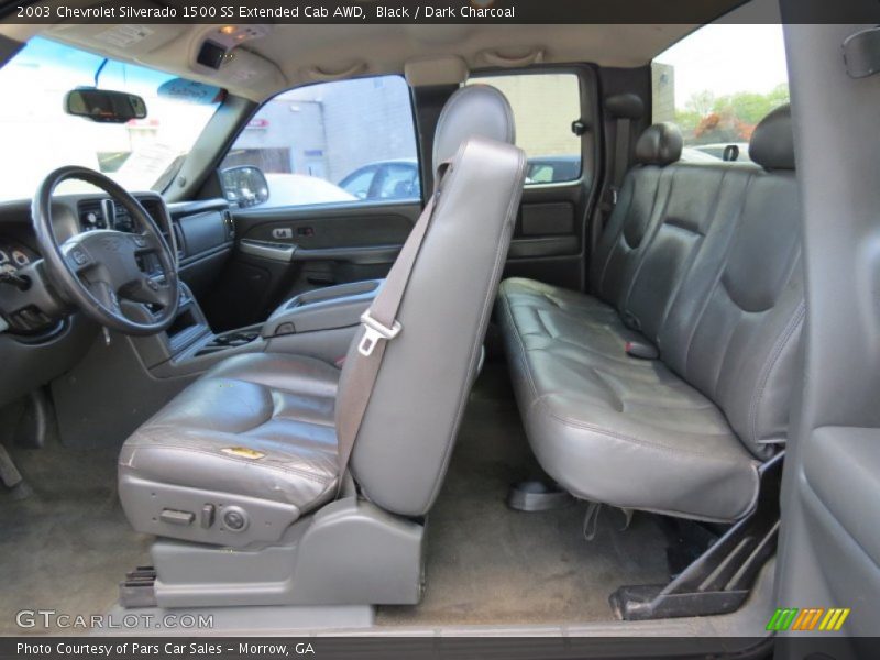 Black / Dark Charcoal 2003 Chevrolet Silverado 1500 SS Extended Cab AWD
