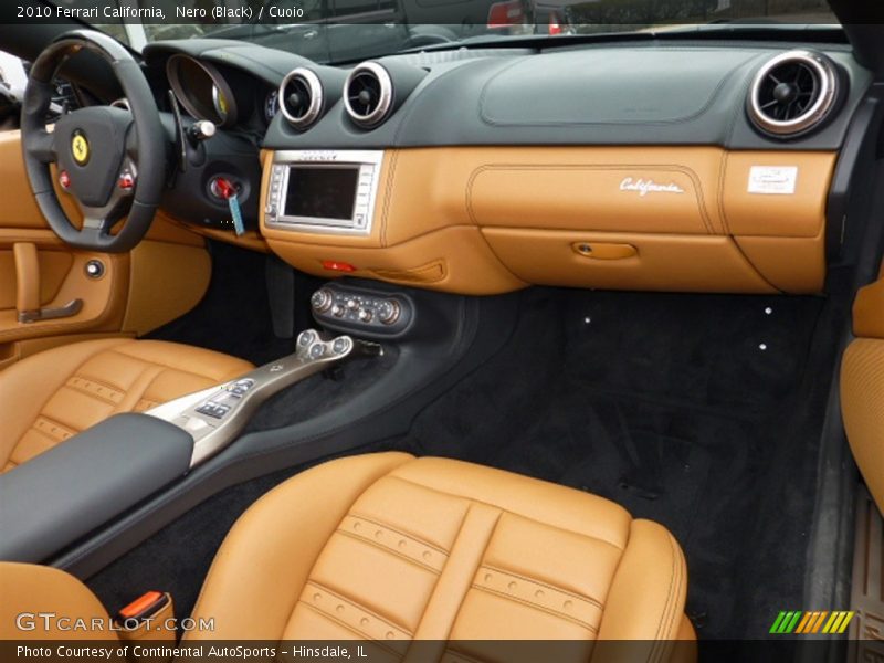 Dashboard of 2010 California 