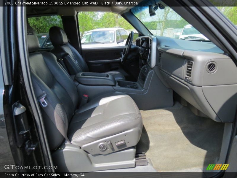 Black / Dark Charcoal 2003 Chevrolet Silverado 1500 SS Extended Cab AWD