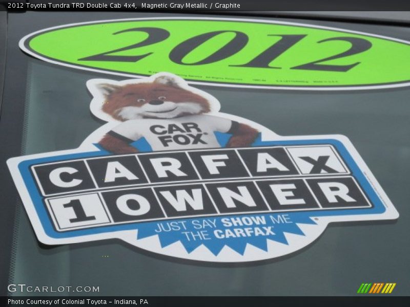 Magnetic Gray Metallic / Graphite 2012 Toyota Tundra TRD Double Cab 4x4