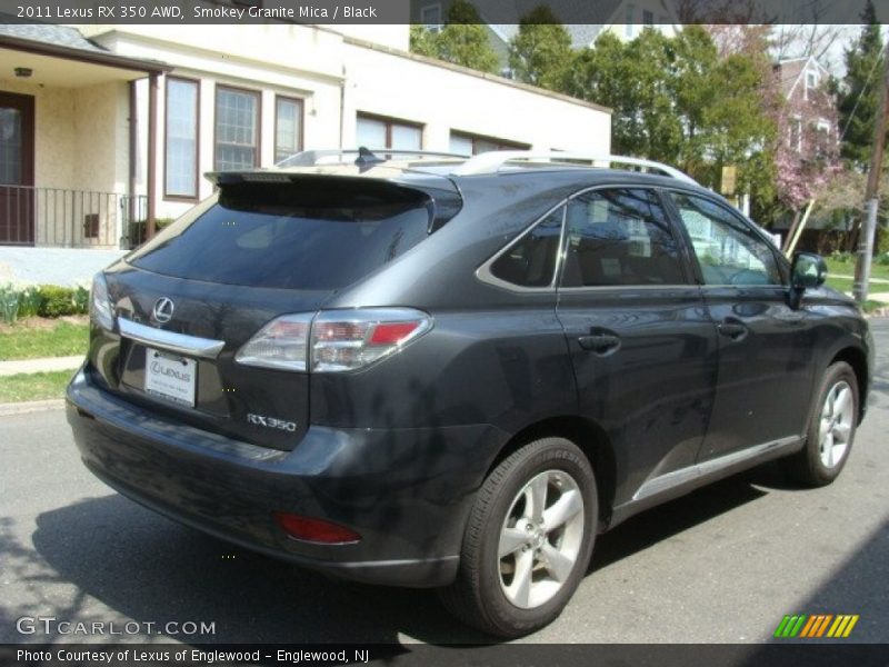 Smokey Granite Mica / Black 2011 Lexus RX 350 AWD