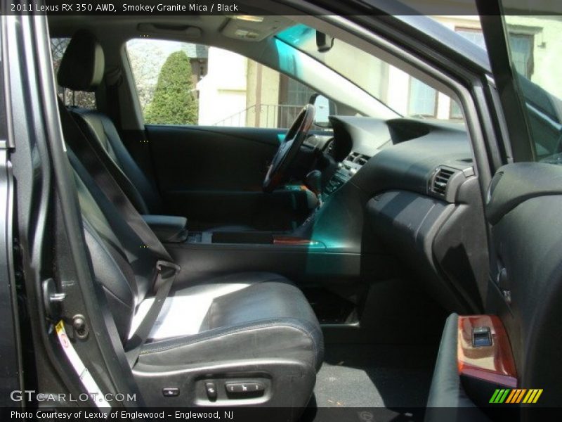 Smokey Granite Mica / Black 2011 Lexus RX 350 AWD