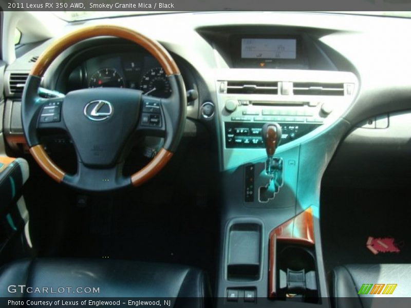 Smokey Granite Mica / Black 2011 Lexus RX 350 AWD