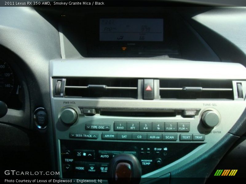 Smokey Granite Mica / Black 2011 Lexus RX 350 AWD