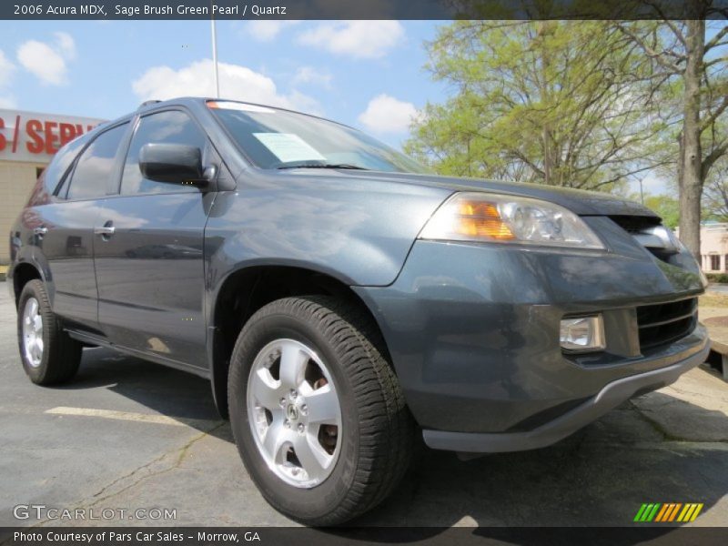 Sage Brush Green Pearl / Quartz 2006 Acura MDX