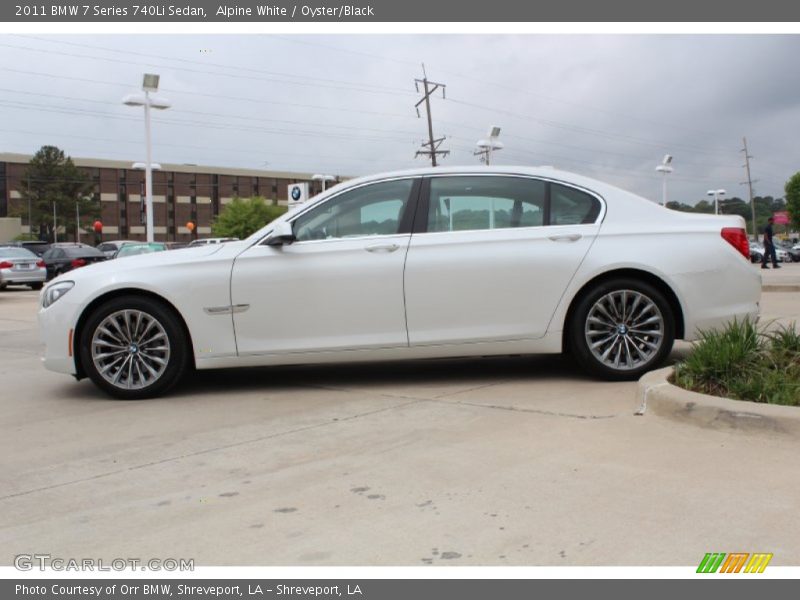 Alpine White / Oyster/Black 2011 BMW 7 Series 740Li Sedan