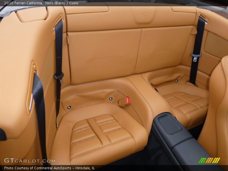 Rear Seat of 2010 California 