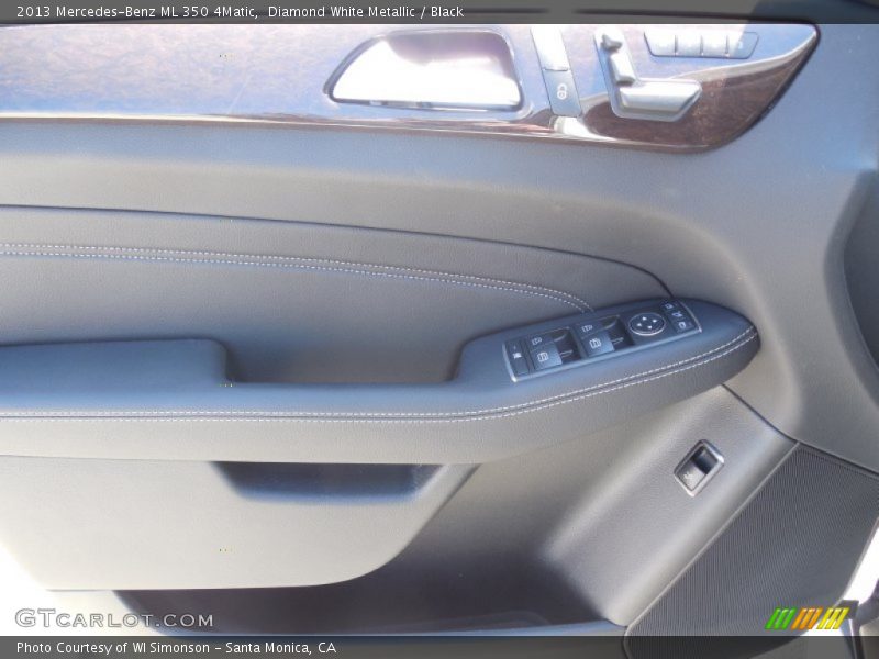Diamond White Metallic / Black 2013 Mercedes-Benz ML 350 4Matic