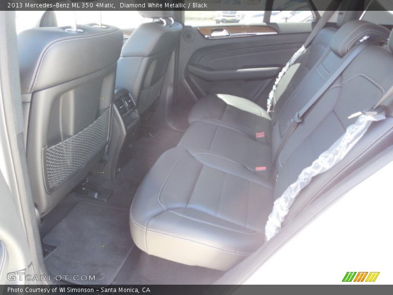 Diamond White Metallic / Black 2013 Mercedes-Benz ML 350 4Matic