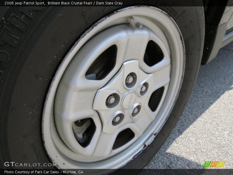 Brilliant Black Crystal Pearl / Dark Slate Gray 2008 Jeep Patriot Sport