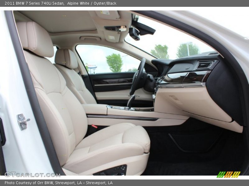 Alpine White / Oyster/Black 2011 BMW 7 Series 740Li Sedan
