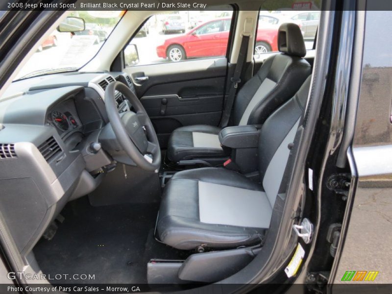 Brilliant Black Crystal Pearl / Dark Slate Gray 2008 Jeep Patriot Sport