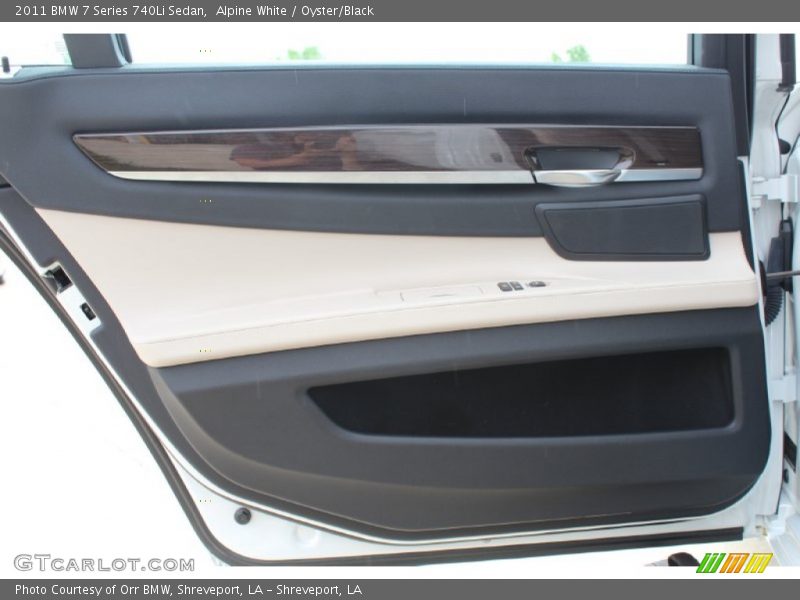 Alpine White / Oyster/Black 2011 BMW 7 Series 740Li Sedan